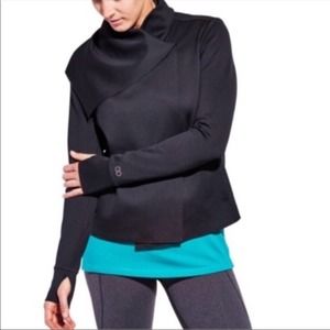 Calia by Carrie Underwood Effortless Black Moto Jacket L